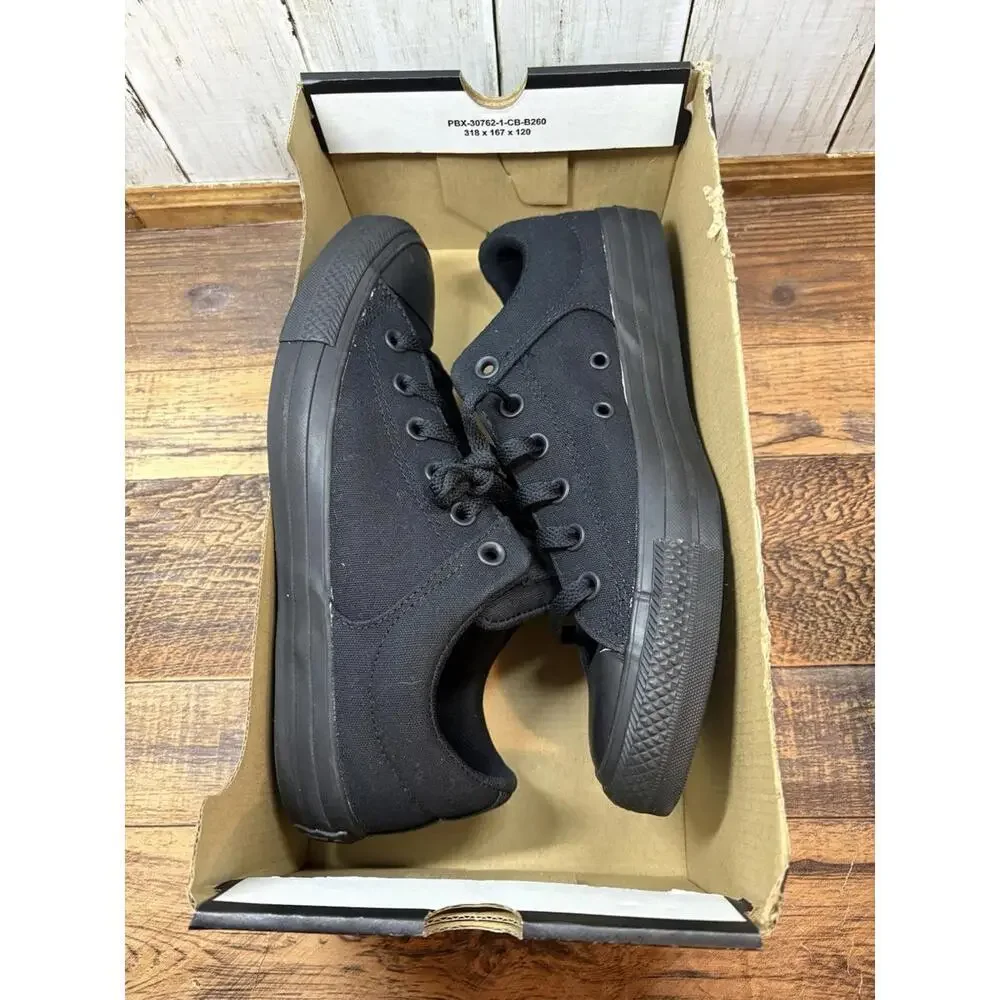 Converse High Street Line All Black Men's 7.5 New - Picture 7 of 7